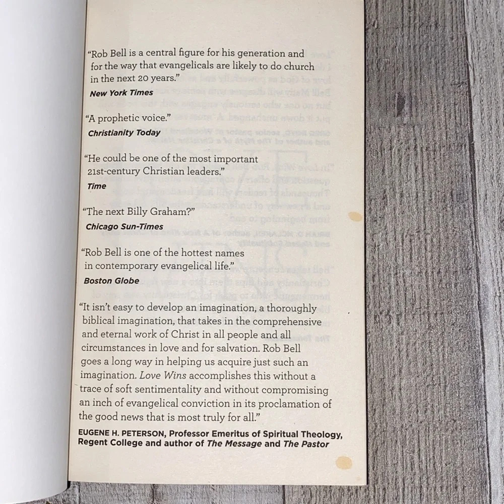 Love Wins by Rob Bell spiritual book - Picture 3 of 13